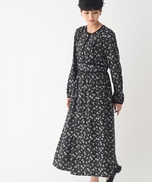 OPAQUE.CLIP | フラワープリントワンピース【洗濯機洗い可】(ワンピース)