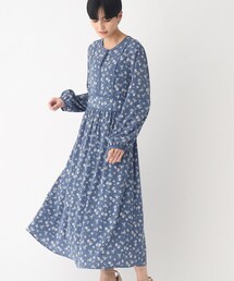 OPAQUE.CLIP | フラワープリントワンピース【洗濯機洗い可】(ワンピース)