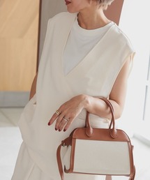 【pufe】Vネック ベスト