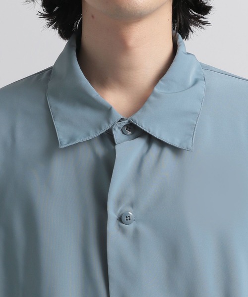 HARE（ハレ）の「ドルマンBIGシャツ(HARE)（シャツ/ブラウス・メンズ・グリーン/ブラック/ブルー/オフホワイト・MEDIUM/SMALL）」の15枚目の写真