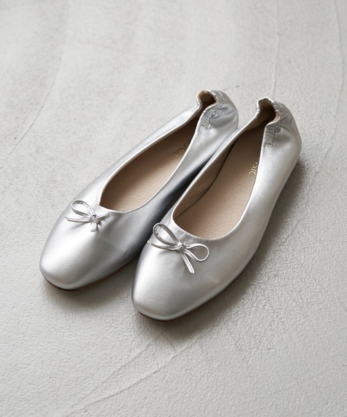 DISCOAT（ディスコート）の「ギャザーバレエシューズ（バレエシューズ・レディース・ブラック/シルバー/ゴールド・SMALL/MEDIUM/LARGE）」の22枚目の写真