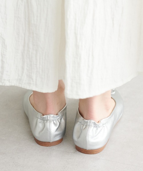 DISCOAT（ディスコート）の「ギャザーバレエシューズ（バレエシューズ・レディース・ブラック/シルバー/ゴールド・SMALL/MEDIUM/LARGE）」の16枚目の写真