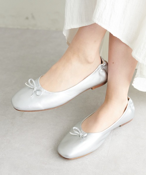 DISCOAT（ディスコート）の「ギャザーバレエシューズ（バレエシューズ・レディース・ブラック/シルバー/ゴールド・SMALL/MEDIUM/LARGE）」の17枚目の写真