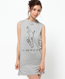 SLY | MARK GONZALES×SLY ハイネックOP(ワンピース)