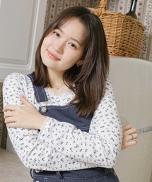 TINA：JOJUN | クリアボタン ヘンリーネックカットソー TINA：JOJUN(Tシャツ/カットソー)