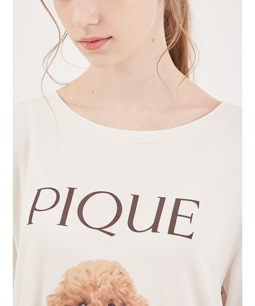 gelato pique（ジェラートピケ）の「トイプードル柄ワンポイントT