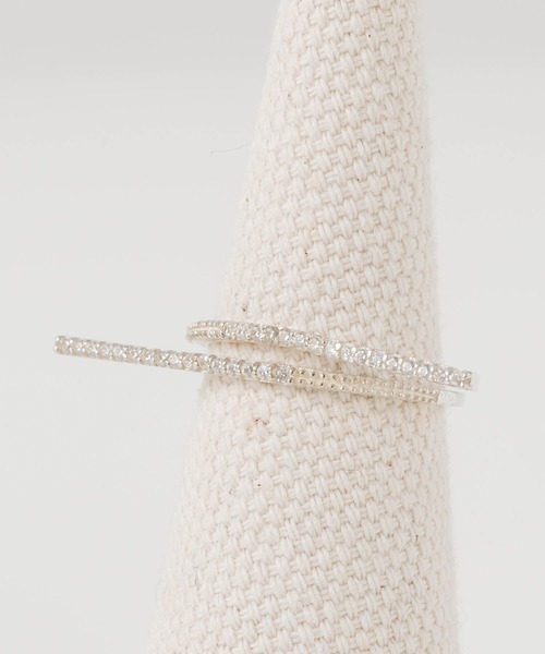 ZAKKA-BOX（ザッカボックス）の「【silver925】クロスバーリング（リング・レディース・シルバー/ゴールド・13号/11号/15号）」の7枚目の写真