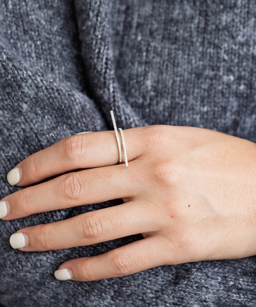 ZAKKA-BOX（ザッカボックス）の「【silver925】クロスバーリング（リング・レディース・シルバー/ゴールド・13号/11号/15号）」の11枚目の写真