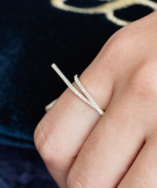 ZAKKA-BOX（ザッカボックス）の「【silver925】クロスバーリング（リング・レディース・シルバー/ゴールド・13号/11号/15号）」の10枚目の写真