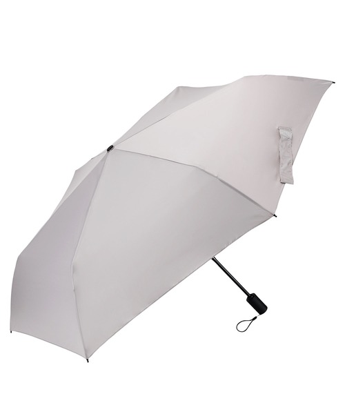 Waterfront(ウォーターフロント)の「軽量自動開閉 折 カルオート 60cm 雨傘(折りたたみ傘・メンズ・ベージュ/グレー/ブルー/ブラック/グリーン/ライトブルー/ライトベージュ/ライトグレー・FREE)」の3枚目の写真