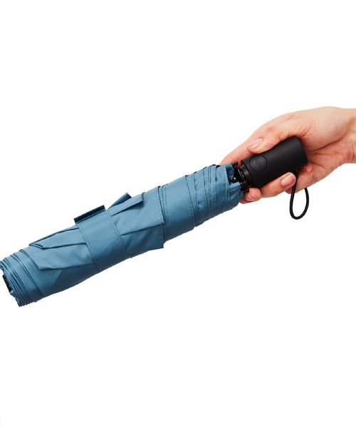Waterfront(ウォーターフロント)の「軽量自動開閉 折 カルオート 60cm 雨傘(折りたたみ傘・メンズ・ベージュ/グレー/ブルー/ブラック/グリーン/ライトブルー/ライトベージュ/ライトグレー・FREE)」の10枚目の写真