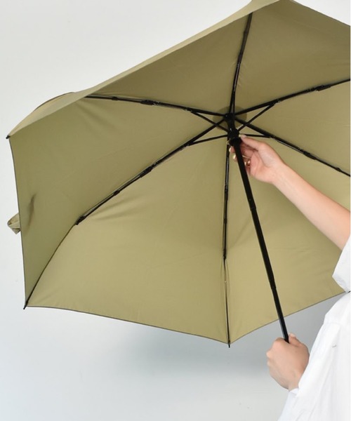 Waterfront(ウォーターフロント)の「軽量自動開閉 折 カルオート 60cm 雨傘(折りたたみ傘・メンズ・ベージュ/グレー/ブルー/ブラック/グリーン/ライトブルー/ライトベージュ/ライトグレー・FREE)」の18枚目の写真