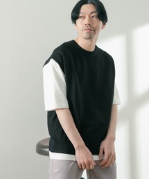 ITEMS URBANRESEARCH | マシンウォッシャブル リネンタッチニットベスト(ベスト)
