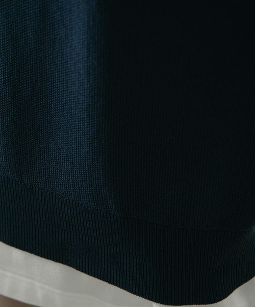 ITEMS URBANRESEARCH（アイテムズ アーバンリサーチ）の「マシンウォッシャブル リネンタッチニットベスト（ベスト・メンズ・ベージュ/ネイビー/ブラック・MEDIUM/LARGE）」の21枚目の写真