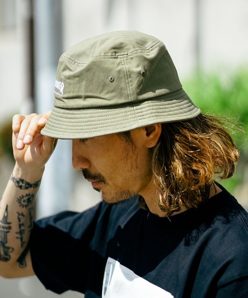 THRASHER(スラッシャー)の「MAG LOGO BUCKET HAT/スラッシャーバケハ(バケットハット)(ハット・メンズ・ベージュ/ネイビー/ホワイト/カーキ/ブラック・FREE)」の7枚目の写真