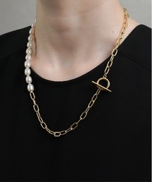 ISOLATION | 【ISOLATION / アイソレーション】〈UNISEX〉Baroque Pearl Chain Choker / 淡水バロックパール チェーン マンテルチョーカー silver925(ネックレス)