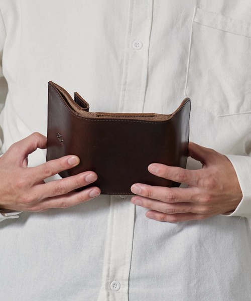 MR. OLIVE 二つ折り財布 ブラウン MR.OLIVE 財布 MR.OLIVE/ミスターオリーブ HORWEEN CHROMEXCEL LEATHER