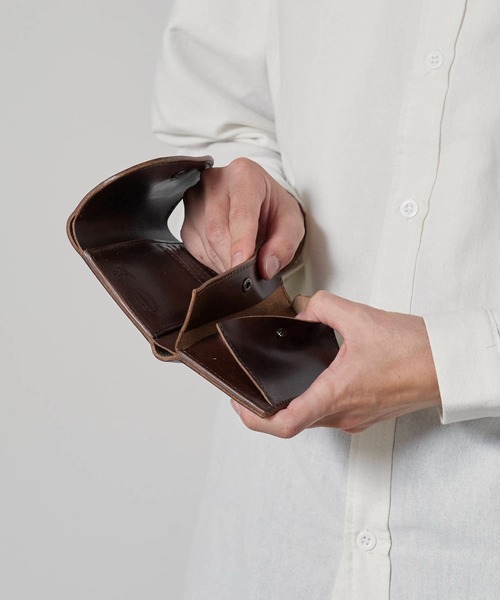 MR.OLIVE 二つ折り財布 MR.OLIVE/ミスターオリーブ HORWEEN CHROMEXCEL LEATHER COMPACT