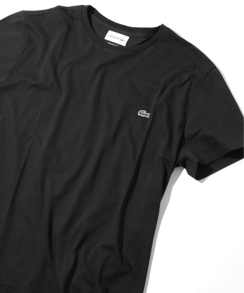 LACOSTE(ラコステ)の「【LACOSTE】TH6709 ワンポイントロゴTシャツ(Tシャツ/カットソー・レディース・ブラック/ホワイト/ネイビー/グレー・M/L/XL/S)」の3枚目の写真