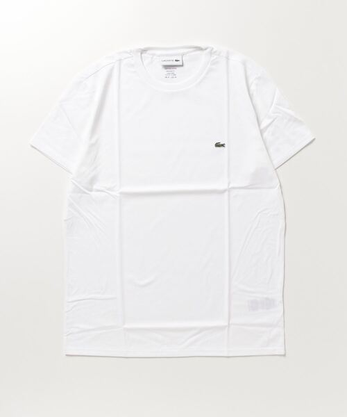 LACOSTE(ラコステ)の「【LACOSTE】TH6709 ワンポイントロゴTシャツ(Tシャツ/カットソー・レディース・ブラック/ホワイト/ネイビー/グレー・M/L/XL/S)」の6枚目の写真