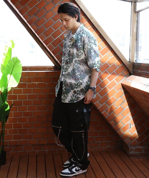 8(eight)(エイト)の「総柄シアーシャツ(シャツ/ブラウス・メンズ・ホワイト/アイボリー/ブラック系その他2/ブルー/ホワイト系その他/グレー/ブラック系その他/ブラック・LARGE/MEDIUM)」の12枚目の写真
