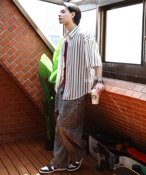 8(eight)(エイト)の「総柄シアーシャツ(シャツ/ブラウス・メンズ・ホワイト/アイボリー/ブラック系その他2/ブルー/ホワイト系その他/グレー/ブラック系その他/ブラック・LARGE/MEDIUM)」の20枚目の写真