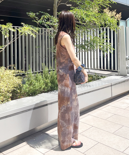 JOINT WORKS(ジョイントワークス)の「タイダイ2Way ホールマキシワンピース(ワンピース・レディース・ブラウン/ボルドー/カーキ・SMALL/MEDIUM)」の9枚目の写真