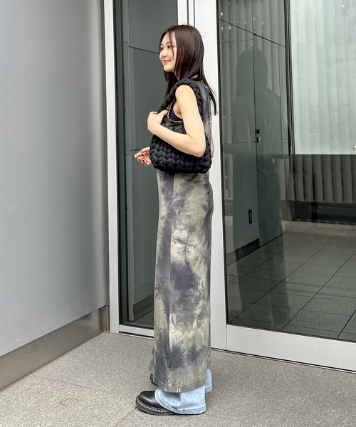 JOINT WORKS(ジョイントワークス)の「タイダイ2Way ホールマキシワンピース(ワンピース・レディース・ブラウン/ボルドー/カーキ・SMALL/MEDIUM)」の11枚目の写真