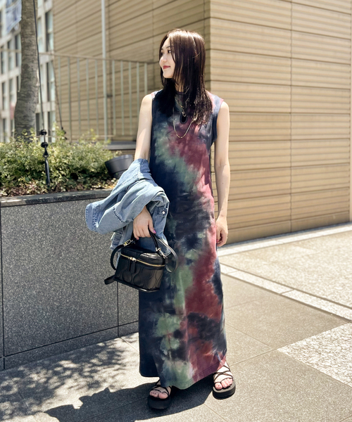 JOINT WORKS(ジョイントワークス)の「タイダイ2Way ホールマキシワンピース(ワンピース・レディース・ブラウン/ボルドー/カーキ・SMALL/MEDIUM)」の18枚目の写真