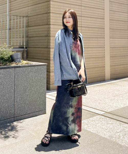 JOINT WORKS(ジョイントワークス)の「タイダイ2Way ホールマキシワンピース(ワンピース・レディース・ブラウン/ボルドー/カーキ・SMALL/MEDIUM)」の20枚目の写真