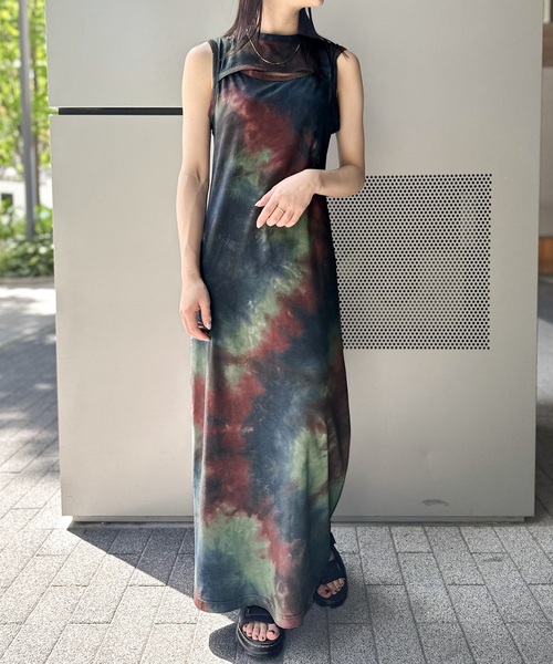 JOINT WORKS(ジョイントワークス)の「タイダイ2Way ホールマキシワンピース(ワンピース・レディース・ブラウン/ボルドー/カーキ・SMALL/MEDIUM)」の21枚目の写真