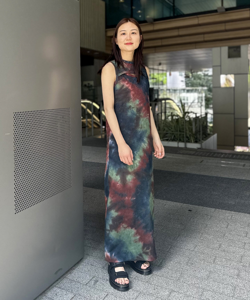 JOINT WORKS(ジョイントワークス)の「タイダイ2Way ホールマキシワンピース(ワンピース・レディース・ブラウン/ボルドー/カーキ・SMALL/MEDIUM)」の22枚目の写真