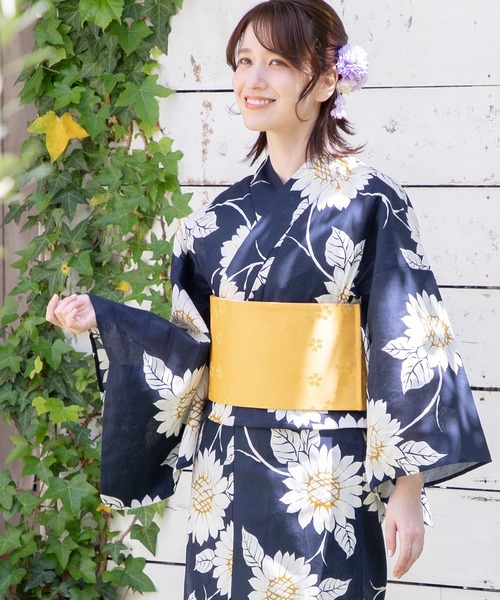 Honeys(ハニーズ)の「浴衣(浴衣・レディース・ホワイト系その他/ネイビー系1/ネイビー系/ネイビー系2/ホワイト系その他2/グレー系その他・F)」の21枚目の写真
