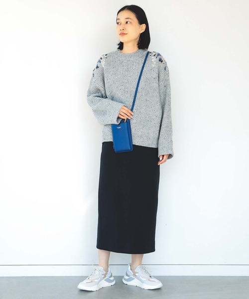 ニット セーター ハンド刺繍 ニットプルオーバー レディース BEAMS HEART ニット セーター ハンド刺繍 ニットプルオーバー