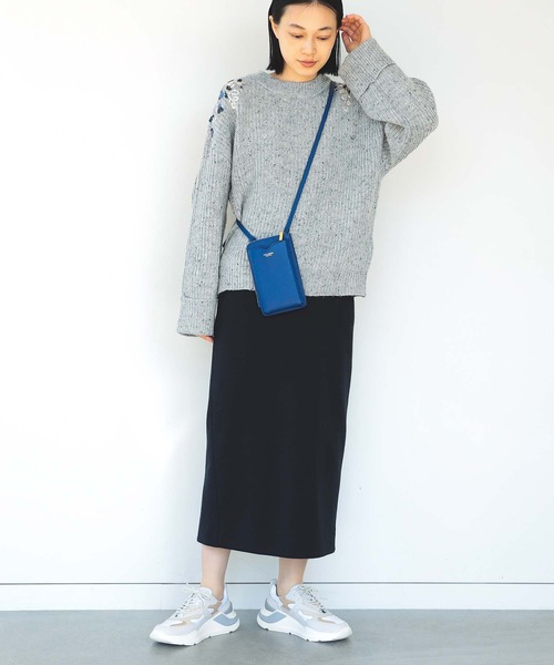 BEAMS HEART(ビームスハート)の「ハンド刺繍 ニットプルオーバー(ニット/セーター・レディース・ブルー系その他4/ホワイト系その他5/ライトグレー・FREE)」の13枚目の写真