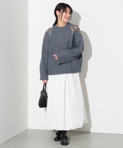 ハンド刺繍 ニットプルオーバー（ニット/セーター）｜BEAMS