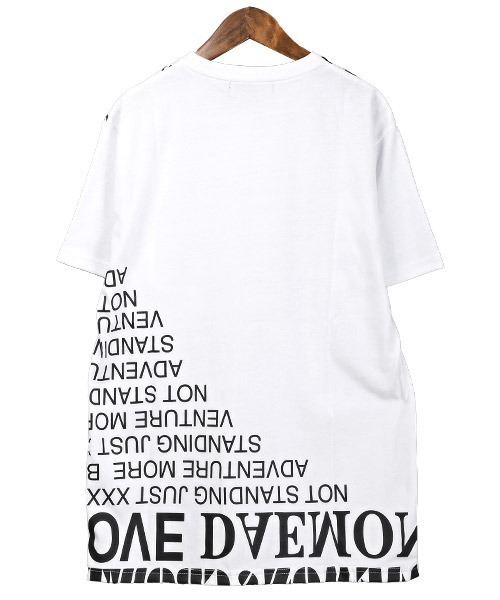 LUXSTYLE(ラグスタイル)の「箔プリントロゴ半袖Tシャツ(Tシャツ/カットソー・メンズ・ホワイト/ブラック・XL/M/L)」の17枚目の写真