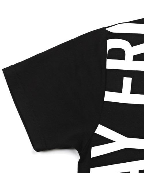 LUXSTYLE(ラグスタイル)の「箔プリントロゴ半袖Tシャツ(Tシャツ/カットソー・メンズ・ホワイト/ブラック・XL/M/L)」の7枚目の写真