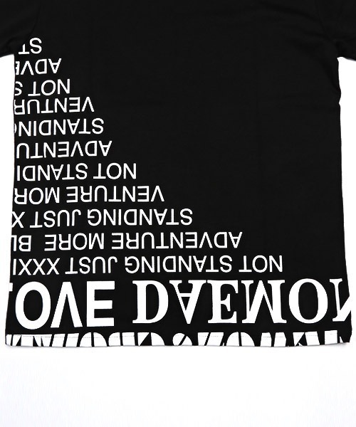 LUXSTYLE(ラグスタイル)の「箔プリントロゴ半袖Tシャツ(Tシャツ/カットソー・メンズ・ホワイト/ブラック・XL/M/L)」の10枚目の写真