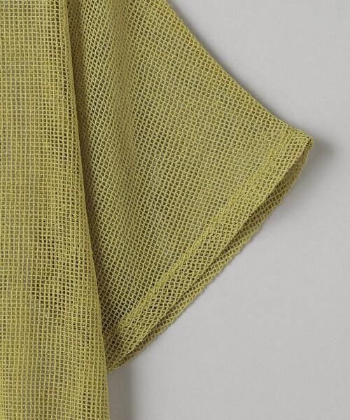 BEAUTY&YOUTH UNITED ARROWS（ビューティーアンドユースユナイテッドアローズ）の「ポリエステルメッシュ ボートネック プルオーバー（Tシャツ/カットソー・レディース・オフホワイト/ブラック/マスタード・FREE）」の15枚目の写真