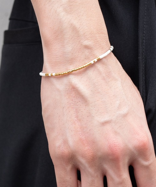 SENTI センティ / BEADS BRACELET シルバー925×ガラスビーズ
