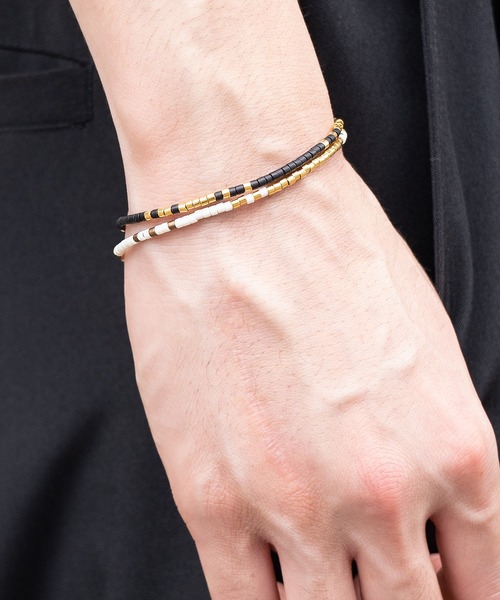 SENTI センティ / BEADS BRACELET シルバー925×ガラスビーズ