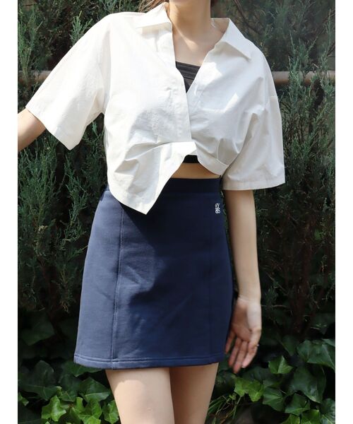 EVRIS（エヴリス）の「ステッチスウェットミニスカート（スカート・レディース・ネイビー/ブラック/グレー・FREE）」の19枚目の写真