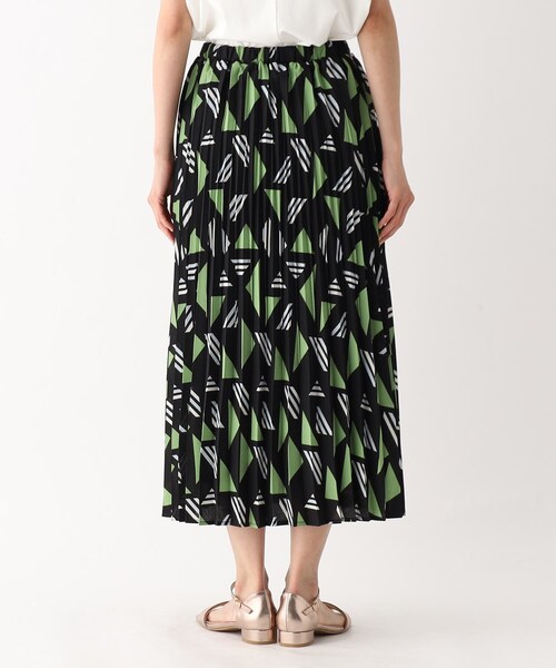 新品未使用タグ無しichi コーデュロイ プリーツスカート オリーブグリーン セール】 《5color/S-LLsize》フェイクスウェードイージー