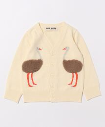 ami amie（アミアミ）の「amiamie/アミアミ/cardigan/カーディガン/cardigan/カーディガン/233002/ダチョウカーディガン（カーディガン/ボレロ・キッズ）」