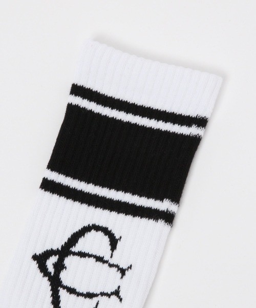 CHARI&CO（チャリアンドコー）の「【CHARI&CO SAFE RIDE for BAYFLOW】ロゴラインソックス（ソックス/靴下・メンズ・ブラック/ネイビー/レッド・FREE）」の13枚目の写真