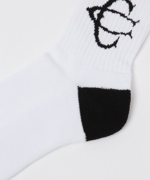 CHARI&CO（チャリアンドコー）の「【CHARI&CO SAFE RIDE for BAYFLOW】ロゴラインソックス（ソックス/靴下・メンズ・ブラック/ネイビー/レッド・FREE）」の15枚目の写真