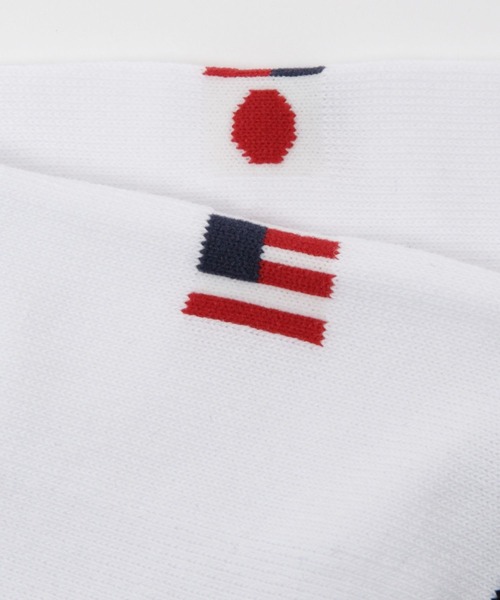 CHARI&CO（チャリアンドコー）の「【CHARI&CO SAFE RIDE for BAYFLOW】ロゴラインソックス（ソックス/靴下・メンズ・ブラック/ネイビー/レッド・FREE）」の18枚目の写真