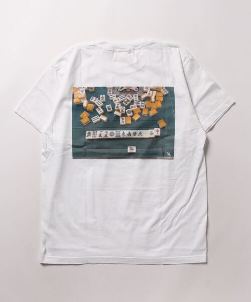 TonyTaizsun（トニータイズサン）の「【TonyTaizsun:トニータイズサン】TONY/KEITA Tee　フォトT バックプリント（Tシャツ/カットソー・メンズ・ホワイト・LARGE/MEDIUM/X-LARGE）」の3枚目の写真