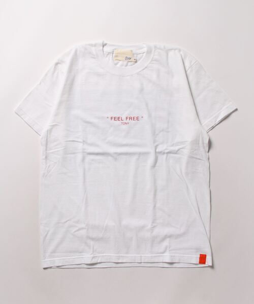 TonyTaizsun（トニータイズサン）の「【TonyTaizsun:トニータイズサン】TONY/KEITA Tee　フォトT バックプリント（Tシャツ/カットソー・メンズ・ホワイト・LARGE/MEDIUM/X-LARGE）」の2枚目の写真